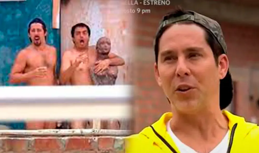 El actor aseguró que de ninguna manera volvería a quitarse la ropa en escenas de "Al fondo hay sitio". Foto: composición LR/captura América TV