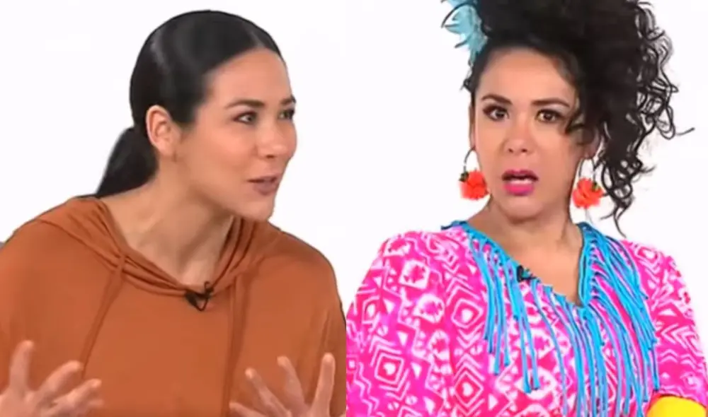 Magdyel Ugaz entrevista a Teresita por Fiestas Patrias. Foto: composición LR/ captura de América TV Magdyel Ugaz entrevista a Teresita por Fiestas Patrias. Foto: composición LR/ captura de América TV