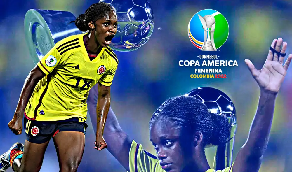 Linda Caicedo, la gran figura de Colombia en la Copa América Femenina 2022. Foto: composición La República/AFP/Semana