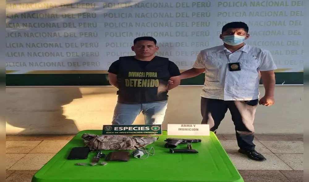 PNP investiga a detenido por presuntos homicidios en la región Piura. Foto: PNP