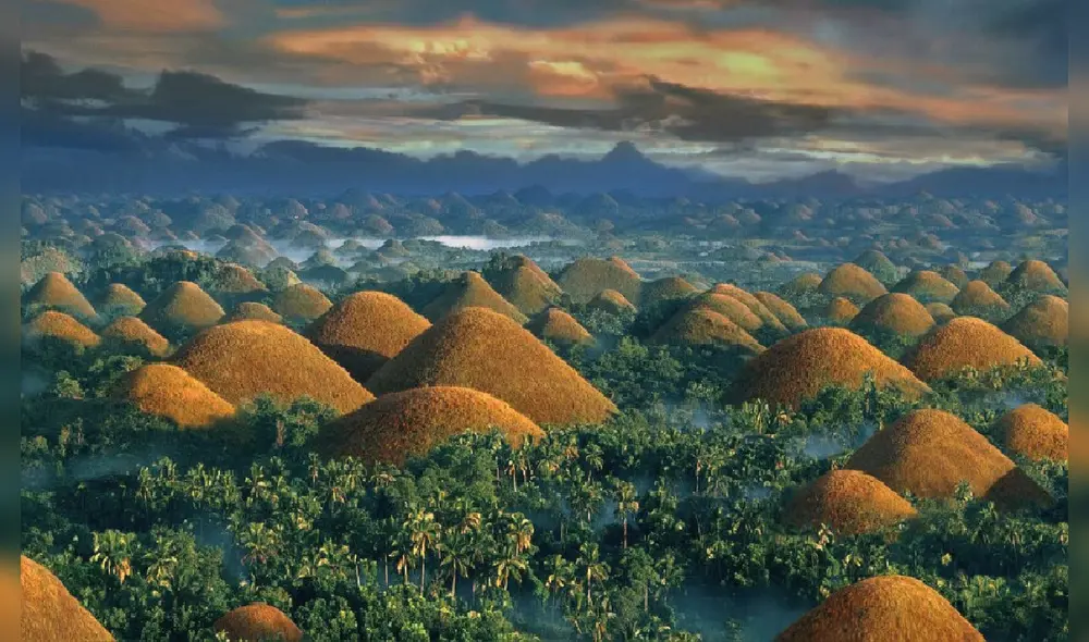 Las Colinas de Chocolate fueron declaradas como el tercer Monumento Geológico Nacional de Filipinas. Foto: National Geographic