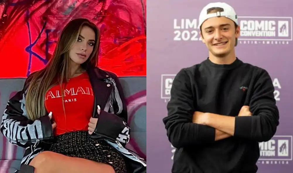 Jamila Dahabreh no perdió la oportunidad de conocer a Noah Schnapp. Foto: composición LR/ @jamiladahabreh/Instagram / GLR