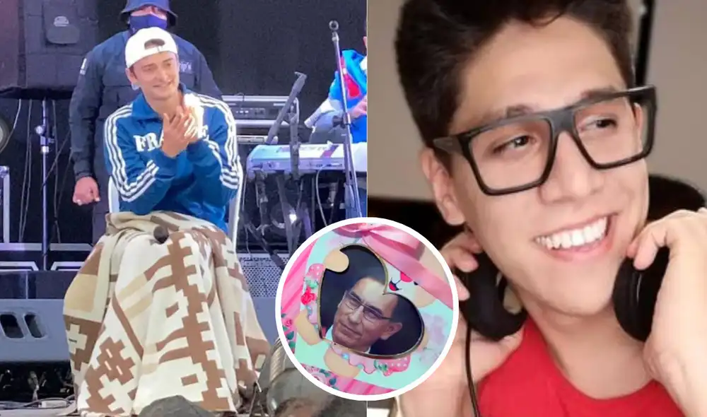 Fanáticos de Noah Schnapp lo recibieron cantanto "Mi bebito fiu fiu". Foto: composición LR/Twitter/@titosilva/Instagram/captura de Youtube