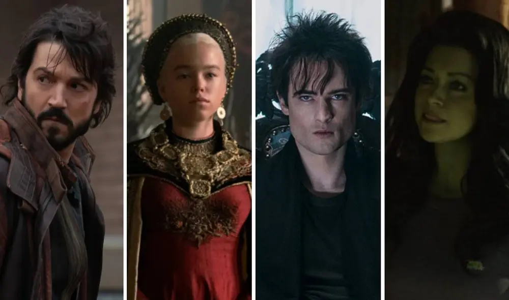 "She-Hulk", "The Sandman", "Andor" y "House of the dragon" estrenan sus primeras temporadas este mes de agosto. Foto: composición/Netflix/HBO Max/ Disney+