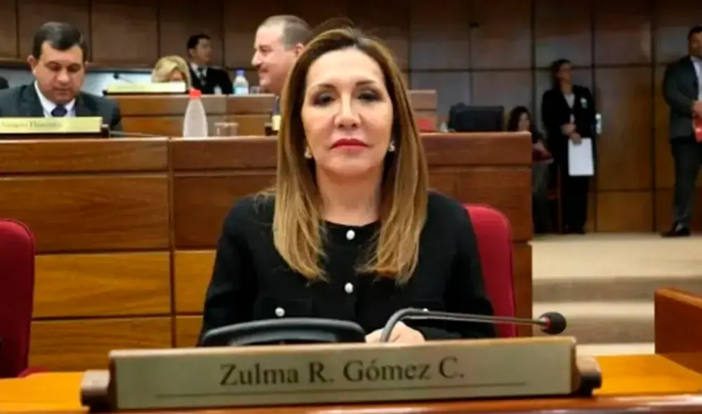 La senadora Zulma Gómez fue encontrada sin vida cerca de un muelle ubicado en una de sus propiedades. Foto: senado.gov.py La senadora Zulma Gómez fue encontrada sin vida cerca de un muelle ubicado en una de sus propiedades. Foto: senado.gov.py
