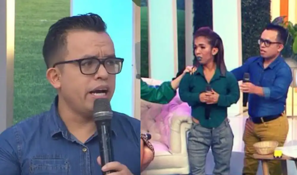 Chikiplum y Chikipluna se presentaron en el programa "América hoy". Foto: Captura de América