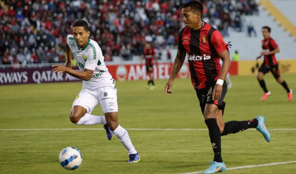 Melgar ya le ganó al brasileño Cuiabá en este 2022. Foto: GLR