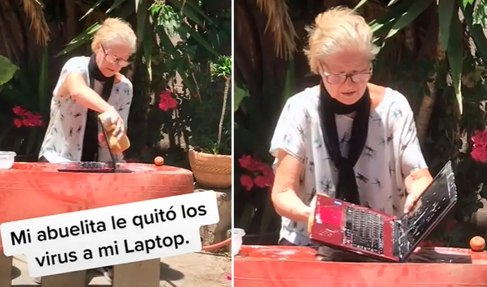 Miles de usuarios no han parado de reír con la ocurrente idea de esta abuelita. Foto: composición LR/captura de TikTok/@aaronyeraa Miles de usuarios no han parado de reír con la ocurrente idea de esta abuelita. Foto: composición LR/captura de TikTok/@aaronyeraa