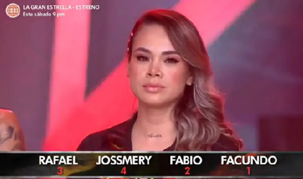 Jossmery Toledo quedaría fuera de la gran final de "EEG". Foto: captura América TV