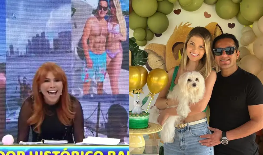 Magaly Medina no cree que Brunella Horna se llegue a casar con Richard Acuña. Foto: Captura de ATV, Brunella Horna/Instagram