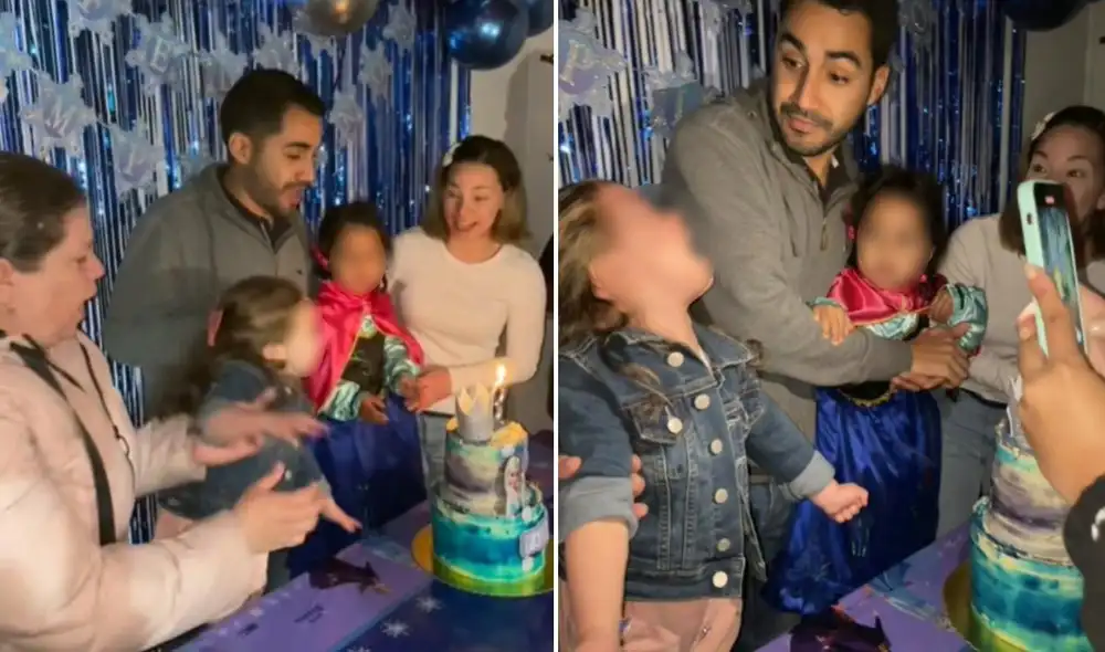 El 'berrinche' de la hermana de la cumpleañera impactó a miles de cibernautas. Foto: TikTok/@borjascl El 'berrinche' de la hermana de la cumpleañera impactó a miles de cibernautas. Foto: TikTok/@borjascl