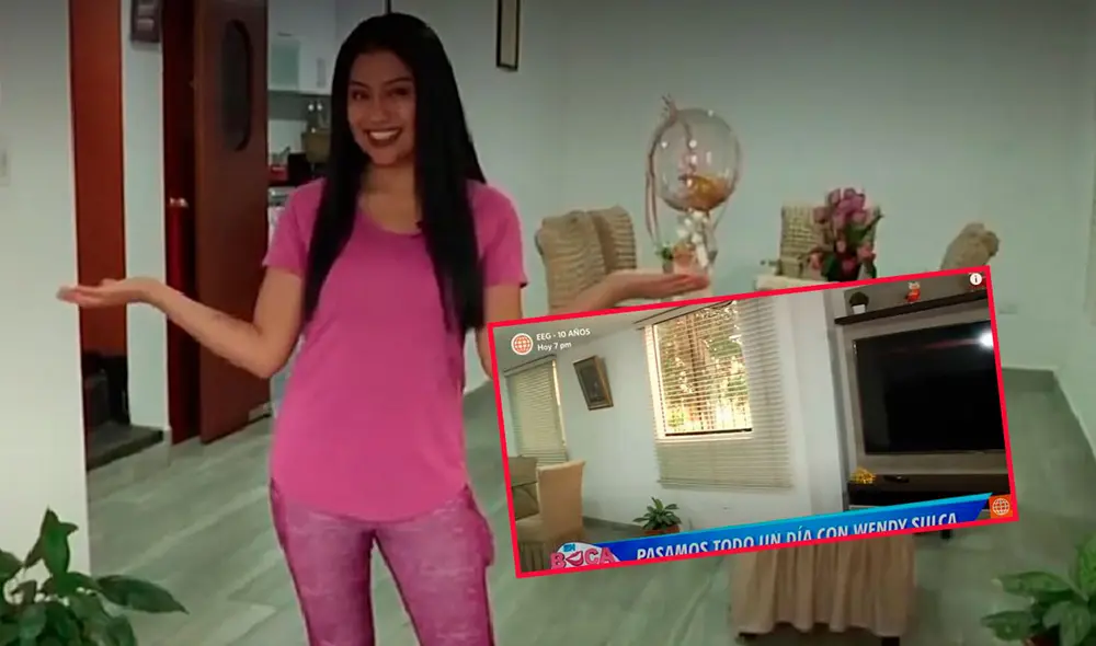 La artista vivía antes en Pamplona y ahora pasa sus días en una zona residencial de Surco. Foto: captura/América TV