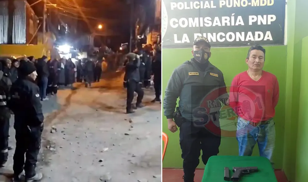 Sujeto fue detenido con arma de fuego. Foto: Radio Stereo Uno Rinconada Sujeto fue detenido con arma de fuego. Foto: Radio Stereo Uno Rinconada