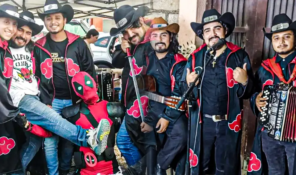 La banda norteña de México son populares por interpretar las canciones de los animes más populares. Foto: composición LR/Instagram/@Losshinigamisdelnorte