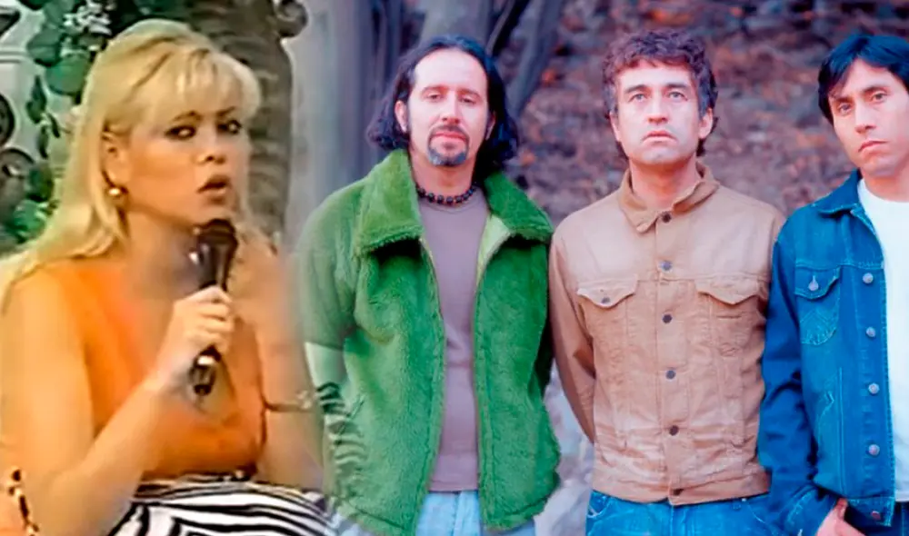 Gisela Valcárcel pidió a Los Prisioneros cantar en vivo para su programa "Gisela contigo". Foto: composición LR/captura YouTube/Gisela Valcárcel: Nuestra Reina/ Antofagasta Informa