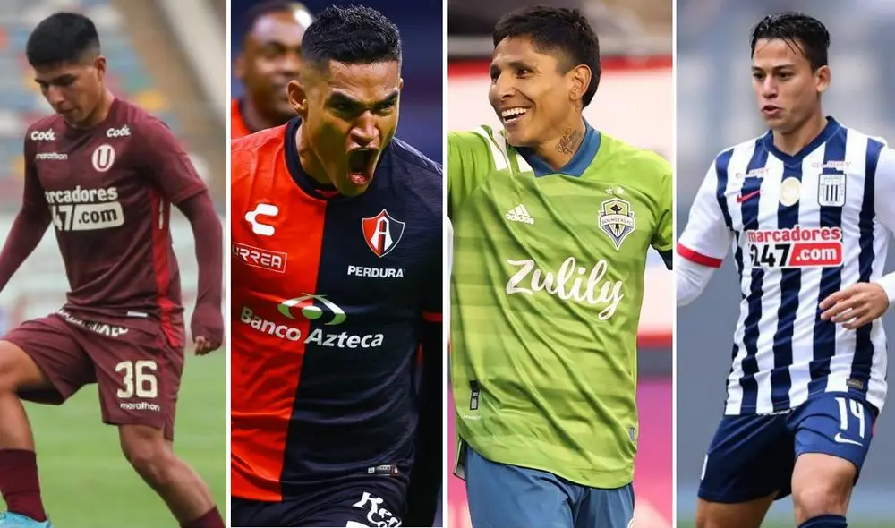 Quispe, Santamaría, Ruidíaz y Benavente vienen destacando en sus equipos. Foto: composición/ Instagram/ AFP/ MLS/ Liga 1 Quispe, Santamaría, Ruidíaz y Benavente vienen destacando en sus equipos. Foto: composición/ Instagram/ AFP/ MLS/ Liga 1