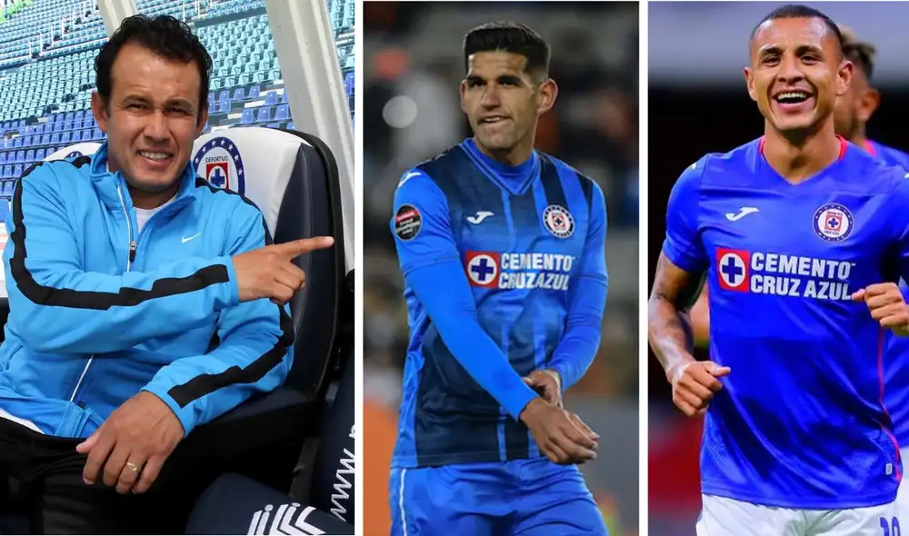 Luis Abram y Yoshimar Yotún fueron los últimos jugadores de la selección peruana en ser dirigidos por el 'Cabezón', pero hay otros más. Foto: composición LR/Cruz Azul/Liga MX. Luis Abram y Yoshimar Yotún fueron los últimos jugadores de la selección peruana en ser dirigidos por el 'Cabezón', pero hay otros más. Foto: composición LR/Cruz Azul/Liga MX.