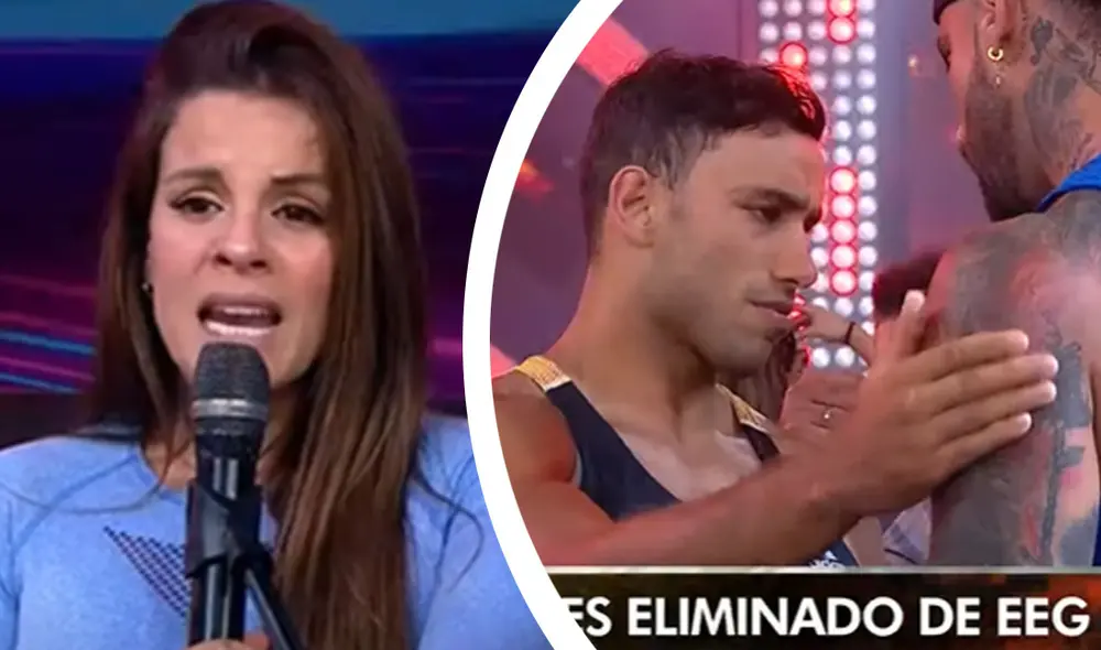 Alejandra Baigorria no aceptó de buena manera la eliminación de Said Palao. Foto: captura de América TV Alejandra Baigorria no aceptó de buena manera la eliminación de Said Palao. Foto: captura de América TV