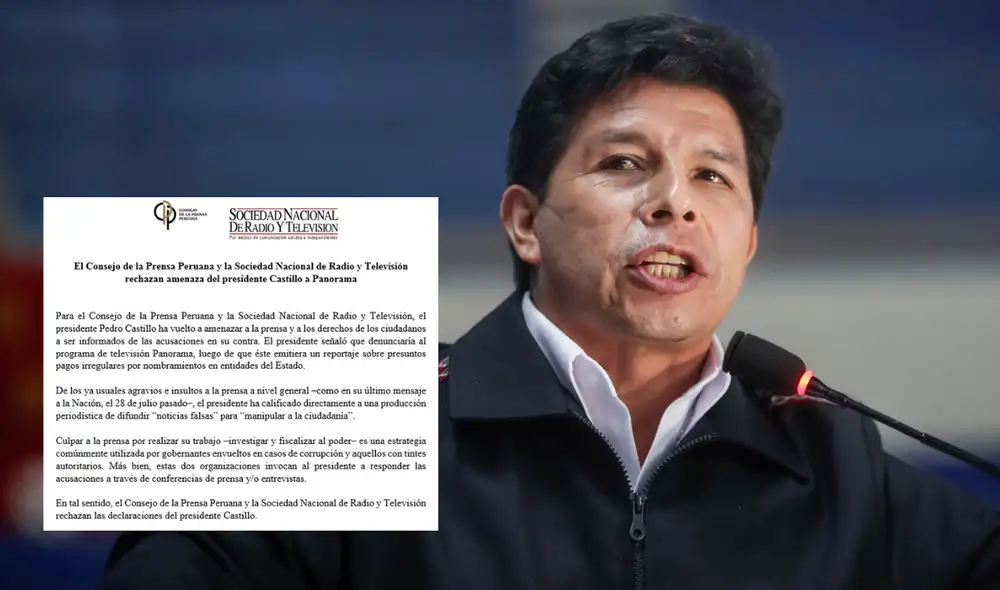 No es la primera vez que el presidente ataca a los medios de prensa. Foto: composición LR/Presidencia del Perú. No es la primera vez que el presidente ataca a los medios de prensa. Foto: composición LR/Presidencia del Perú.