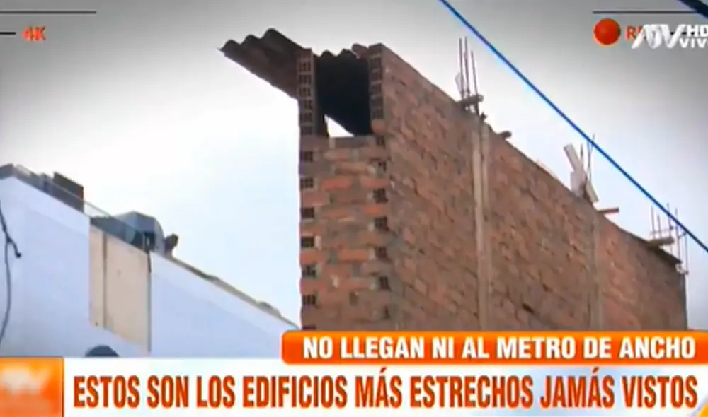 Muchas edificaciones podrían colapsar ante un temblor. Foto: captura de ATV