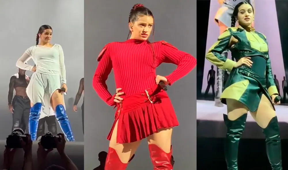 El popular gesto de la cantante española se ha apoderado de las redes sociales. Foto: composición LR/ captura de TikTok/ @katyperryguate/ @rosalia.edits_ El popular gesto de la cantante española se ha apoderado de las redes sociales. Foto: composición LR/ captura de TikTok/ @katyperryguate/ @rosalia.edits_