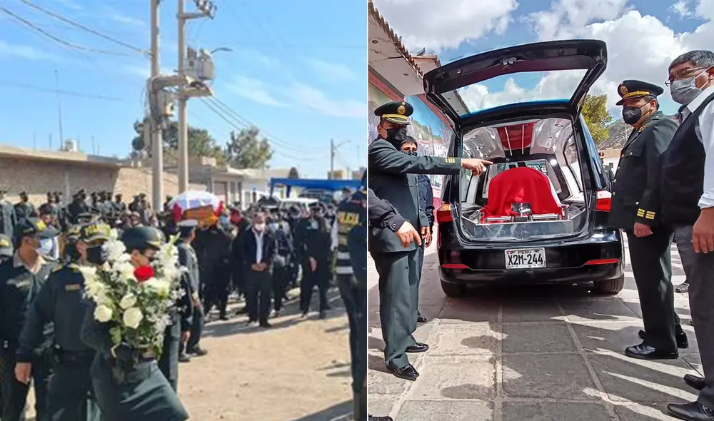 El primer suboficial fue enterrado en Ica, el segundo en Cusco. Foto: composición La República/Comisaría PNP Pisco El primer suboficial fue enterrado en Ica, el segundo en Cusco. Foto: composición La República/Comisaría PNP Pisco
