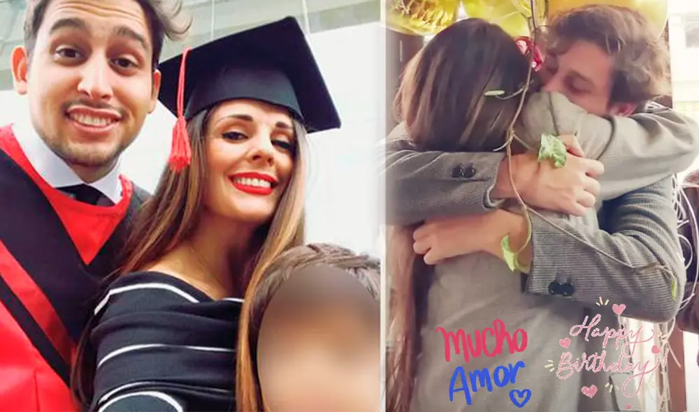 Diego Hernández, hijo de Rebeca Escribens, se graduó de la carrera de Arquitectura. Foto: composición/Rebeca Escribens/Instagram