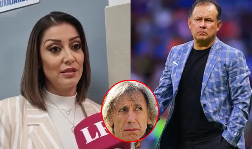 Karla Tarazona expresó su opinión sobre el nuevo entrenador de la selección, Juan Reynoso, y se refirió a Ricardo Gareca. Foto: composición/La República/Marca/difusión