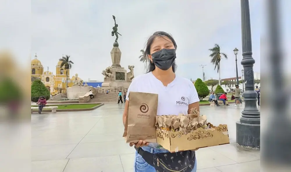 El eslogan de su marca es: "Tan dulce como el quechua". Foto: Yolanda Goicochea/URPI-LR