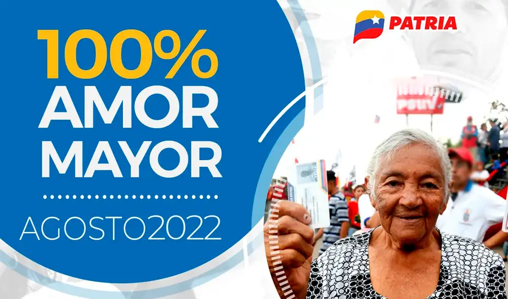 Consulta todo sobre el Bono 100% Amor Mayor de Venezuela. Foto: Carnet de la Patria Consulta todo sobre el Bono 100% Amor Mayor de Venezuela. Foto: Carnet de la Patria