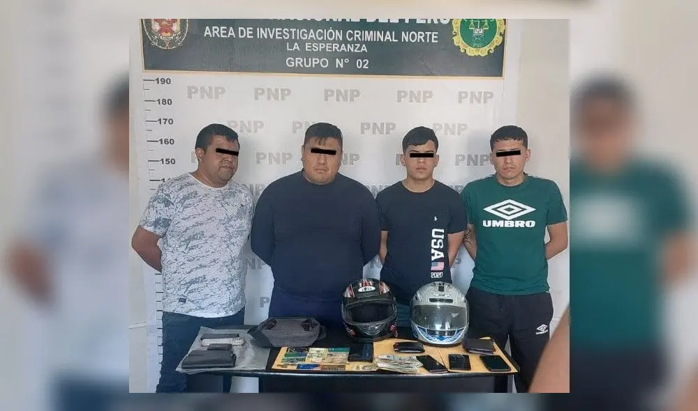 Intervenciones se dieron después de robar 6,200 soles a ciudadano. Foto: PNP