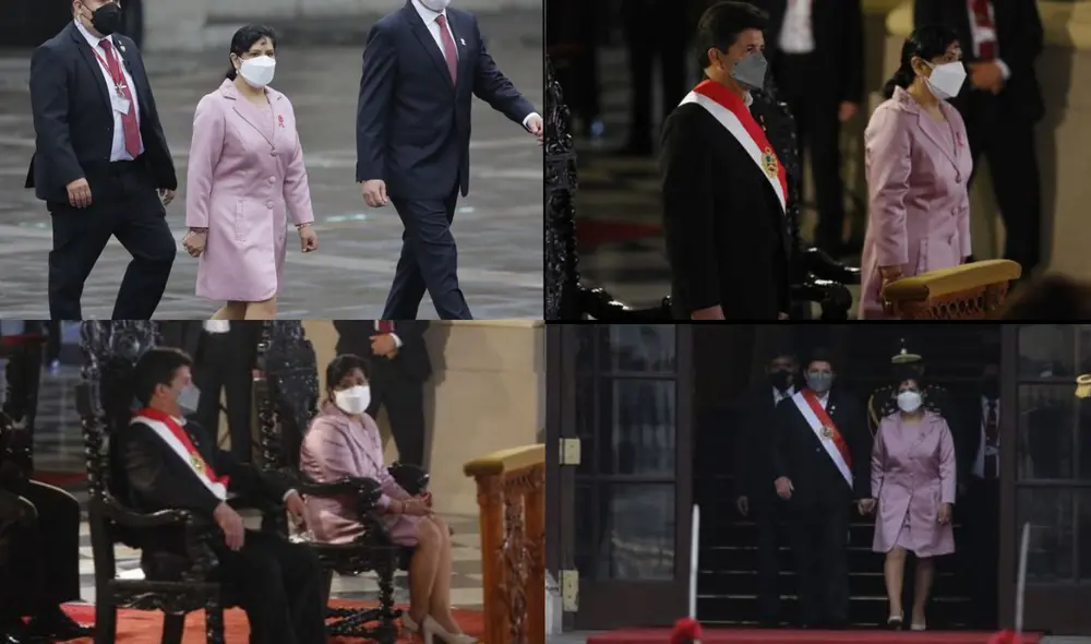 La primera dama durante el 28 de julio. Foto: composición LR/Gerardo Marín La primera dama durante el 28 de julio. Foto: composición LR/Gerardo Marín