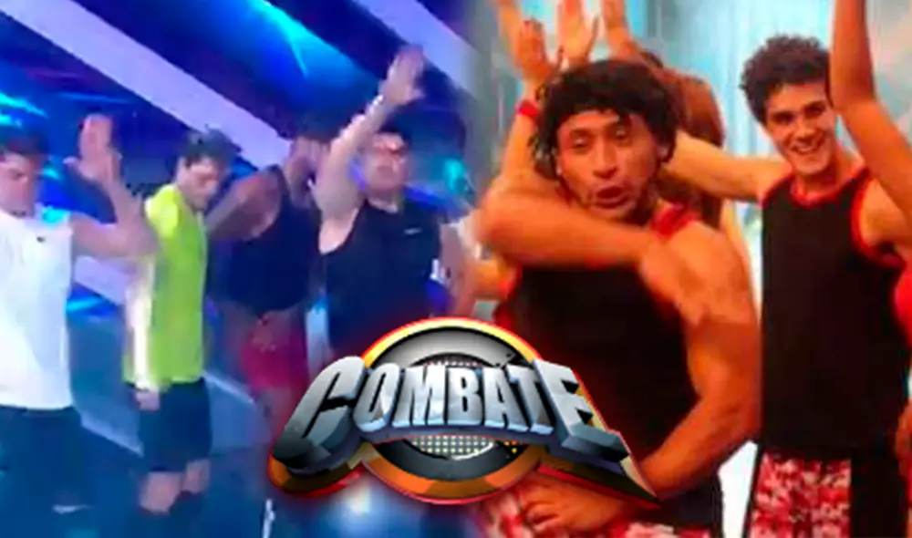 Recordando viejos tiempos. Los chicos reality bailaron la popular sanción que sonaba en "Combate". Foto: composición/captura América TV/ATV