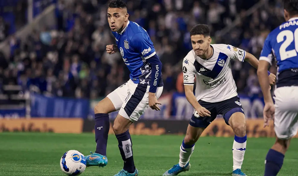 Vélez y Talleres se enfrentan en el partido de ida de los cuartos de final de la Libertadores 2022. Foto: @CATalleresdecba