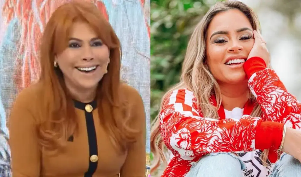 Magaly Medina cuenta por qué le gustó escuchar cómo nació el amor entre Ethel Pozo y Julián Alexander. Foto: composición LR/ATV/Ethel Pozo/Instagram