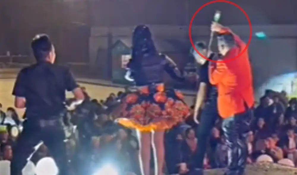 Los usuarios quedaron sorprendidos al ver que el bailarín recibió un 'karma' instantáneo. Foto: TikTok/@sharondasilvadeso