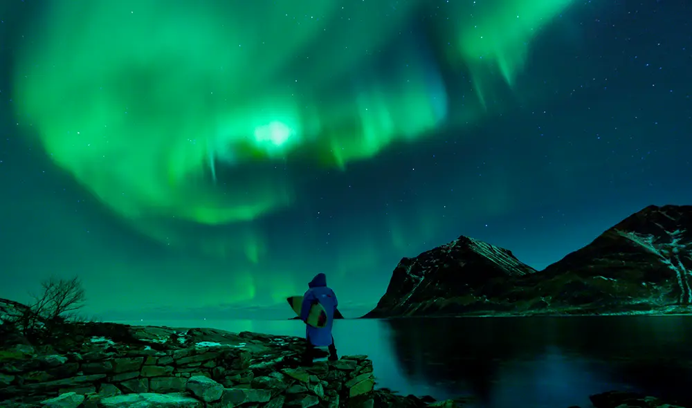 Cae la noche sobre Alaska luego de 83 días de luz continua. Foto: AFP Cae la noche sobre Alaska luego de 83 días de luz continua. Foto: AFP