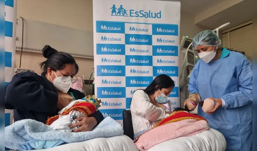 “La tetalnalgesia tiene beneficios para el recién nacido, para la madre y también para el personal de salud", mencionó la licenciada del Rebagliati. Foto: Joel Robles/URPI-LR “La tetalnalgesia tiene beneficios para el recién nacido, para la madre y también para el personal de salud", mencionó la licenciada del Rebagliati. Foto: Joel Robles/URPI-LR