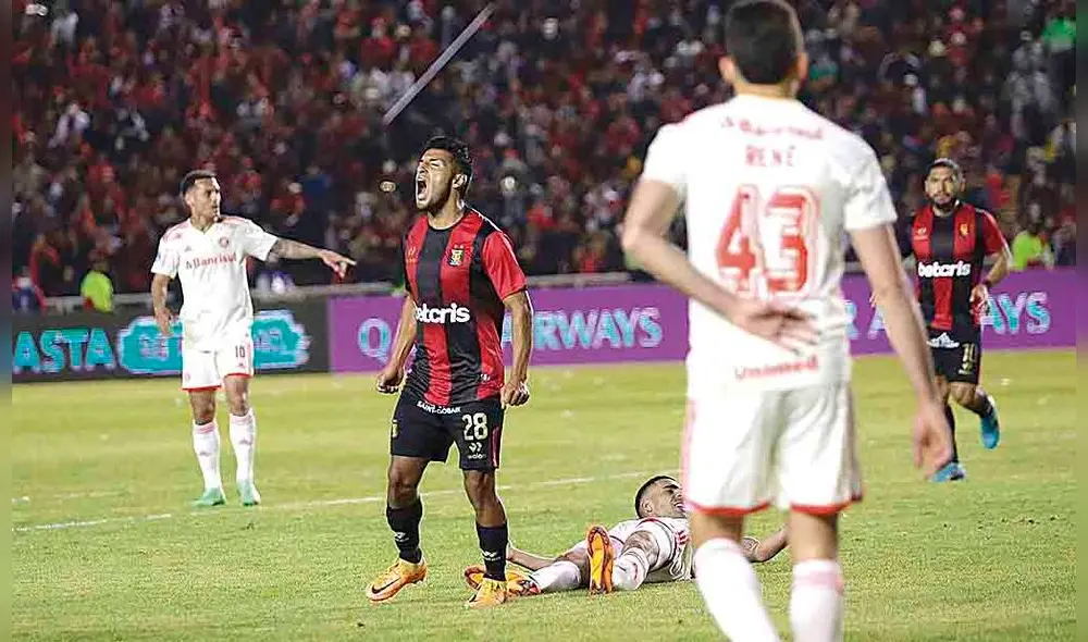 FBC Melgar empató 0-0 ante Internacional de Brasil. Foto: La República FBC Melgar empató 0-0 ante Internacional de Brasil. Foto: La República