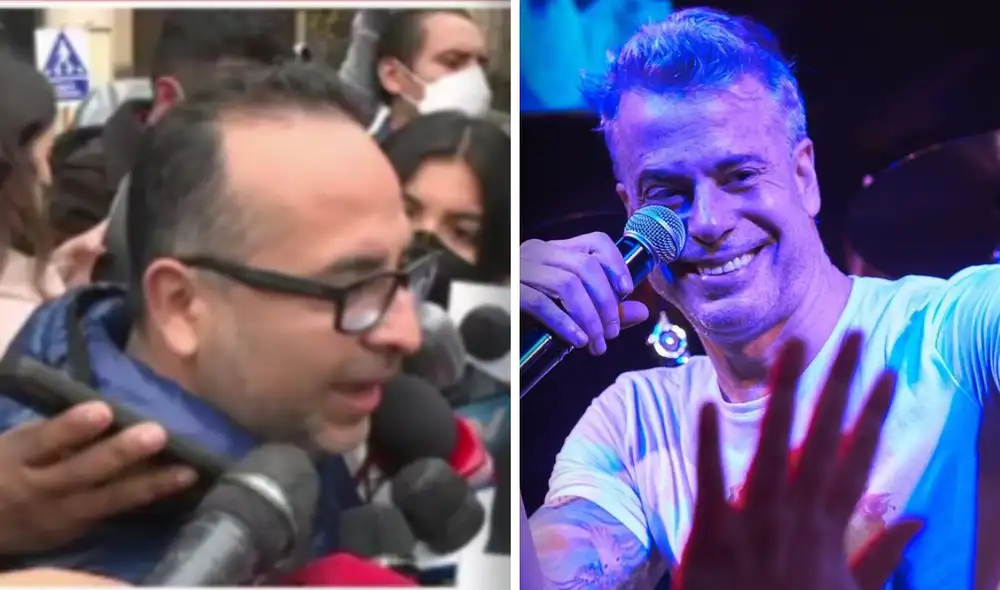 El representante de Diego Bertie declaró ante la prensa en Miraflores. Foto: composición LR/captura América TV/Instagram