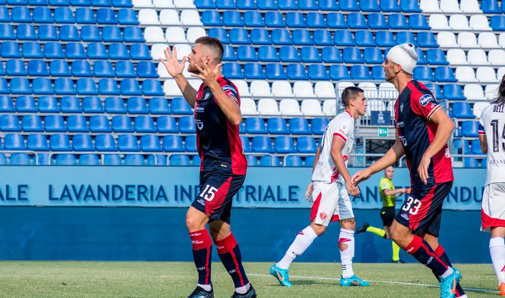 Perugia y Cagliari chocan por la primera ronda de la Copa Italia. Foto: Twitter/Cagliari
