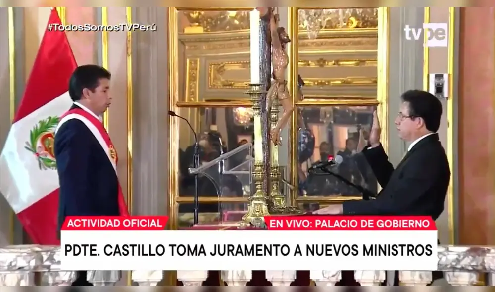 Rodríquez Mckay juró como nuevo ministro de Relaciones Exteriores. Foto: captura Presidencia Rodríquez Mckay juró como nuevo ministro de Relaciones Exteriores. Foto: captura Presidencia