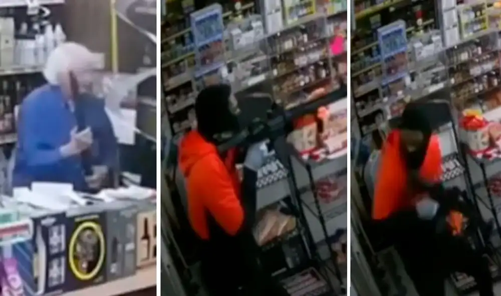 Craig Cope, dueño de la tienda, ahuyentó a tiros a un ladrón que pretendía robarle. Foto: Captura – Clarín Craig Cope, dueño de la tienda, ahuyentó a tiros a un ladrón que pretendía robarle. Foto: Captura – Clarín