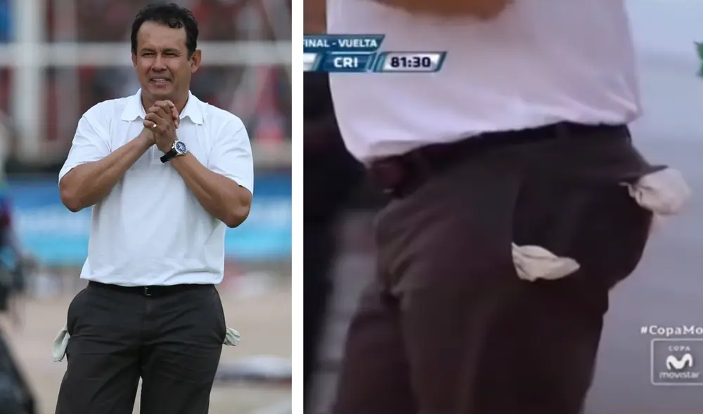 Sacarse los bolsillos fue una de las reacciones más polémicas de la carrera de Reynoso. Foto: composición LR/Andina/captura de Movistar Deportes Sacarse los bolsillos fue una de las reacciones más polémicas de la carrera de Reynoso. Foto: composición LR/Andina/captura de Movistar Deportes