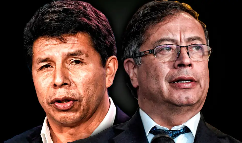 Pedro Castillo no asistirá a la toma de posesión del presidente electo de Colombia, Gustavo Petro, que se llevará a cabo el domingo 7 de agosto. Foto: composición de Gerson Cardoso/La República/AFP Pedro Castillo no asistirá a la toma de posesión del presidente electo de Colombia, Gustavo Petro, que se llevará a cabo el domingo 7 de agosto. Foto: composición de Gerson Cardoso/La República/AFP