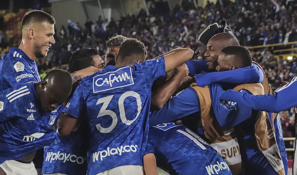 Millonarios golea a Deportivo Cali y lo hunde en el fondo de la tbala de la Liga BetPlay 2022. Foto: @MillosFCoficial
