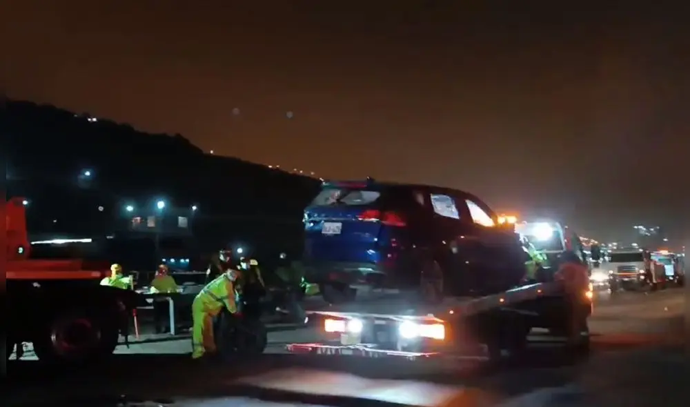 Los heridos fueron derivados a un hospital de Villa El Salvador. Foto: captura RPP Noticias