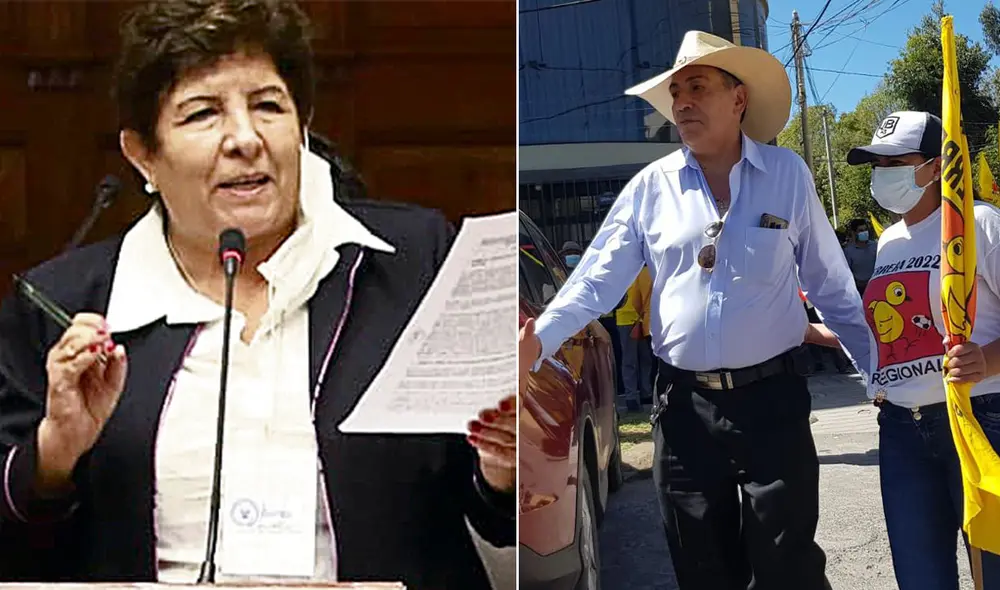 Candidatos Rosario Paredes y Héctor Herrera. Foto: Composición La República Candidatos Rosario Paredes y Héctor Herrera. Foto: Composición La República
