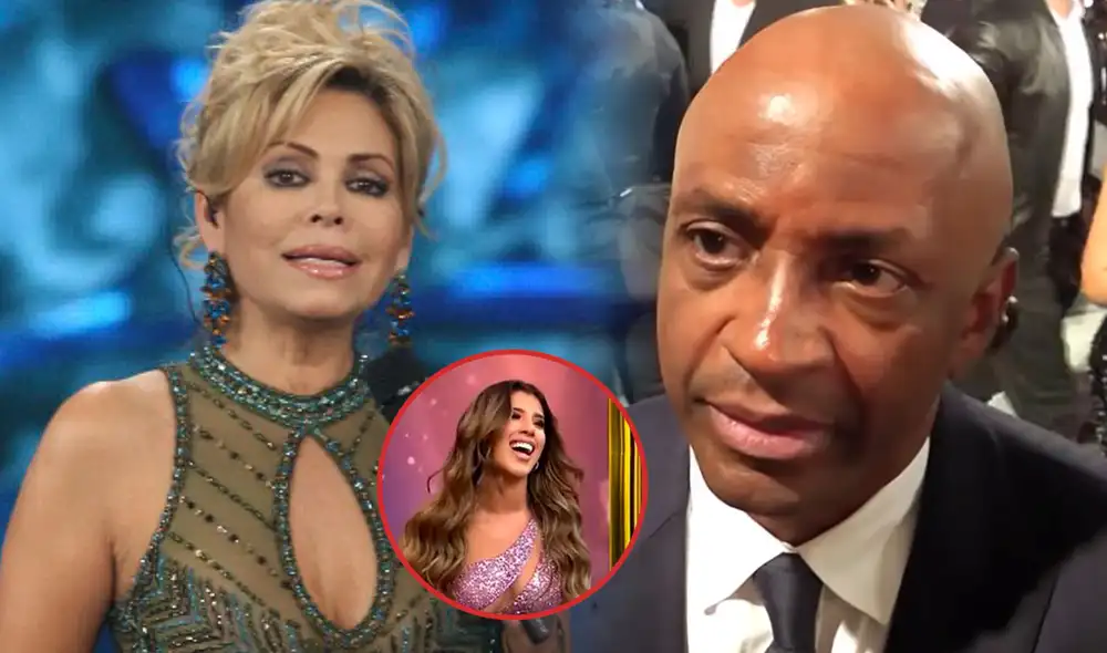 Gisela aclara que no contactó a Sergio George a través de Yahaira Plasencia. Foto: composición LR/captura de América TV/Univisión