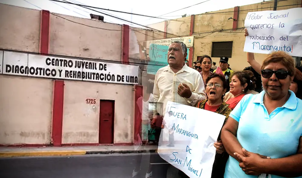 Los vecinos de San Miguel han pedido en reiteradas veces que el centro juvenil de rehabilitación sea reubicado. Foto: composición LR/Andina